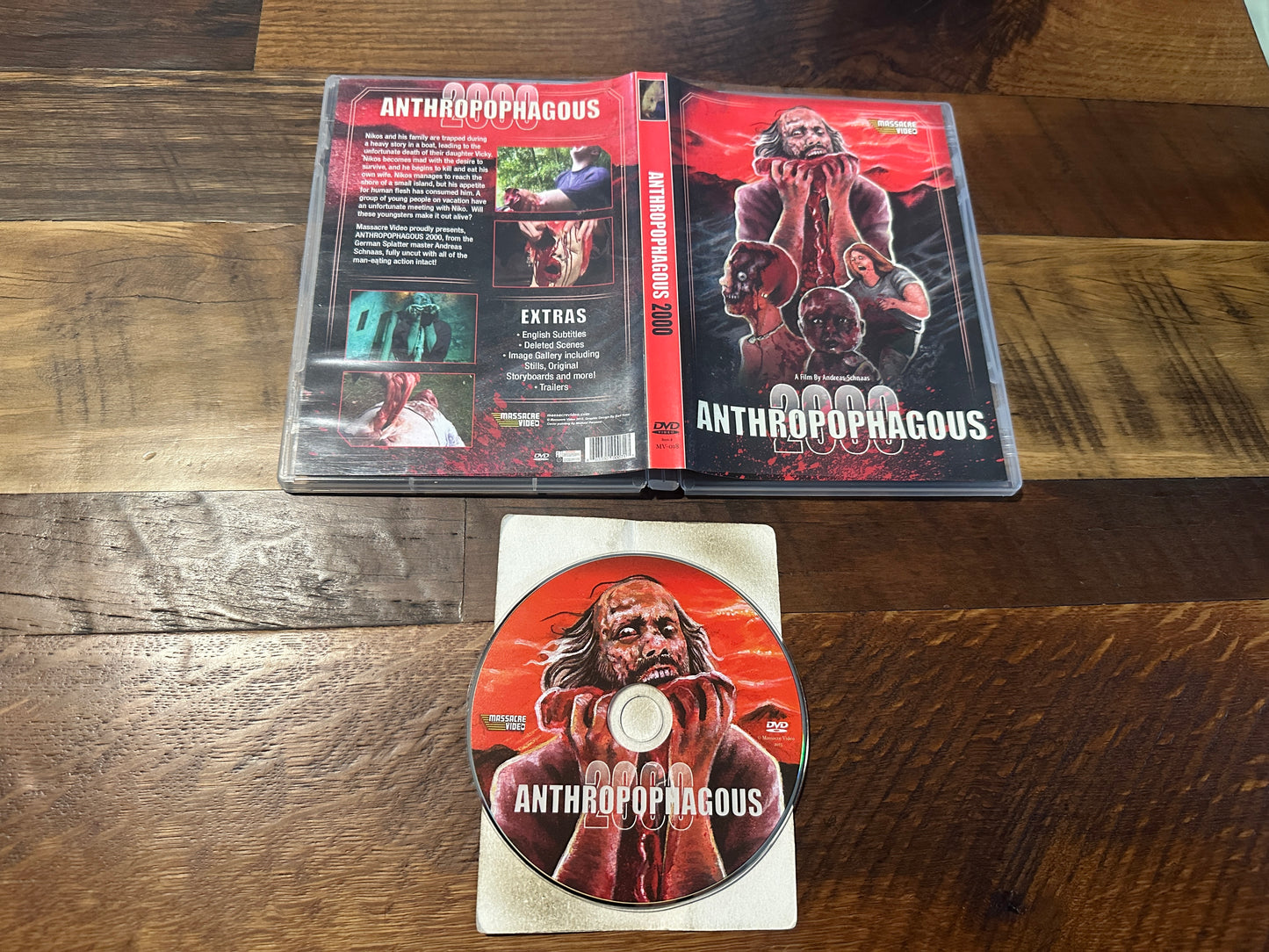 Anthropophagous 2000 (DVD, Massacre Video,Obscure Classic Horror)