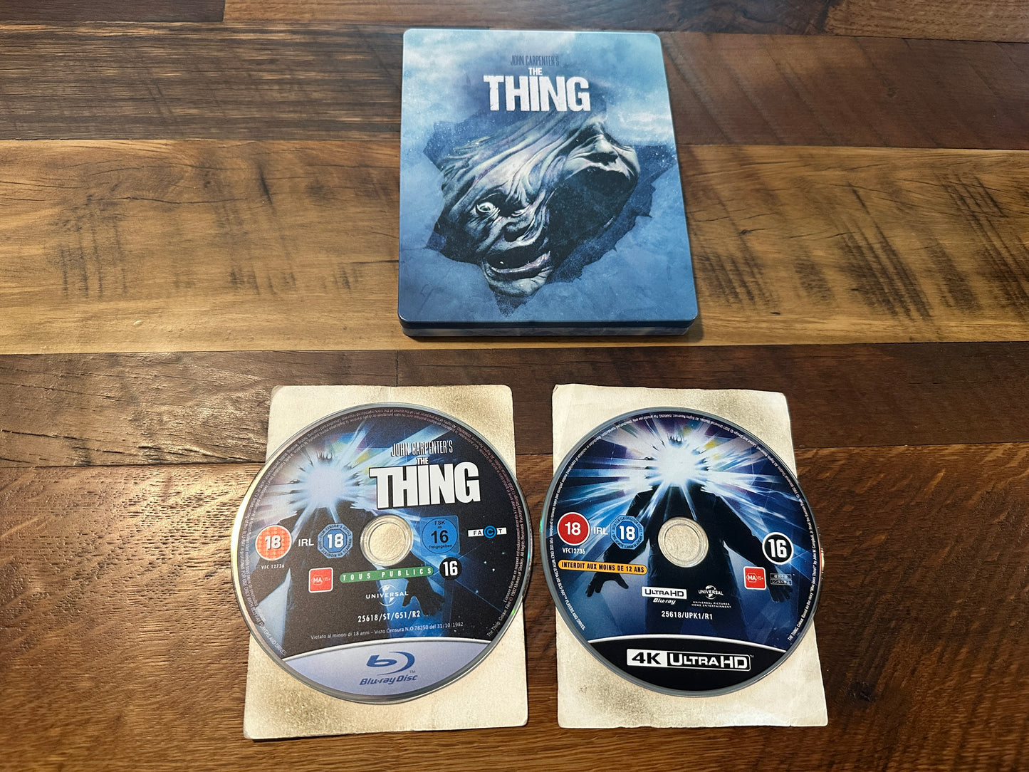 The Thing 1980 (4K Ultra HD, Steelbook, Universal, Import, No Digital)
