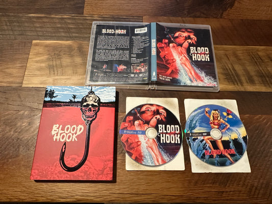 Blood Hook Blu ray/DVD-Vinegar Syndrome-VSMC Slipcover-2 Disc-