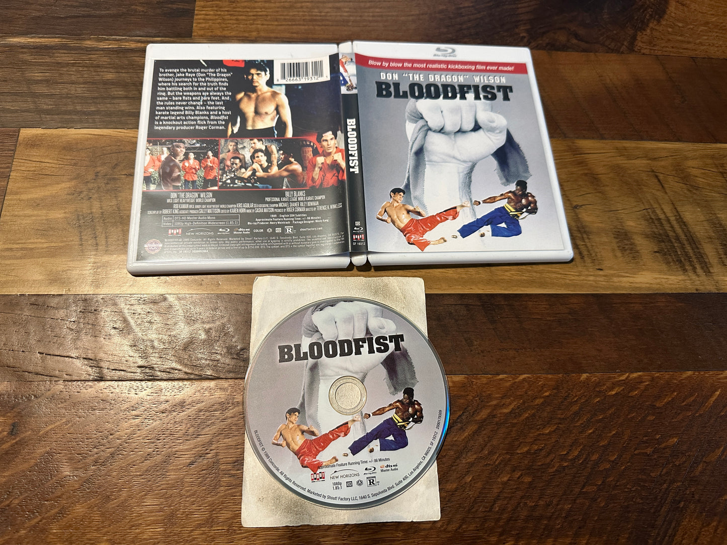 Bloodfist (Blu ray, Shout Factory, 80’s Classic, Widescreen, Roger Corman)