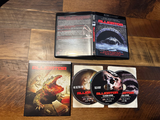 Alligator 4K Ultra HD/Blu ray-Scream Factory-Slipcover-3 Disc-