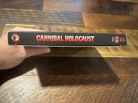 Cannibal Holocaust Blu ray/CD-Grindhouse Releasing-Slipcover-Deluxe Ed-