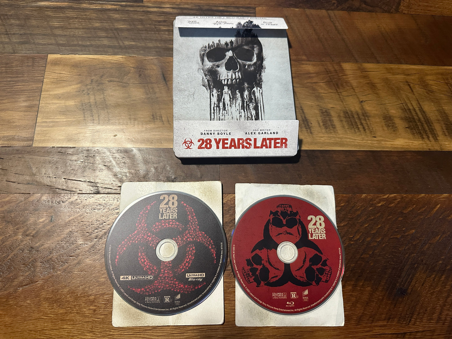 28 Years Later 4K Ultra HD/Blu ray-Sony Pictures-Steelbook-No Digital-