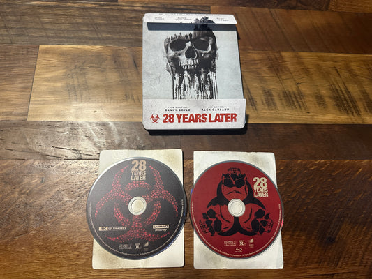 28 Years Later 4K Ultra HD/Blu ray-Sony Pictures-Steelbook-No Digital-