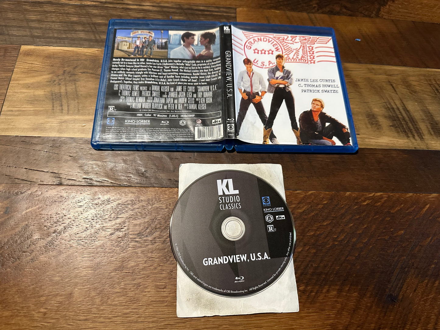 Grandview U.S.A. Blu ray-Kino Lorber-80’s Classic-Widescreen-OOP