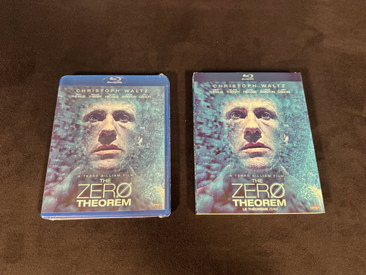 The Zero Theorem (Blu ray, Mongrel Media, Canadian Release, Slipcover, NEW)