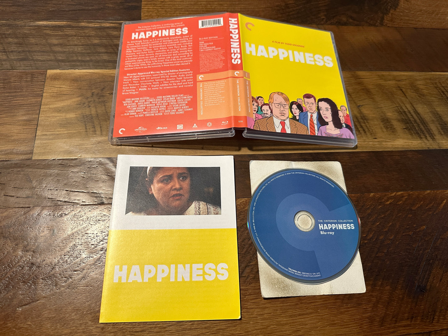 Happiness (Blu ray, Criterion Collection, 90’s Classic, Widescreen)