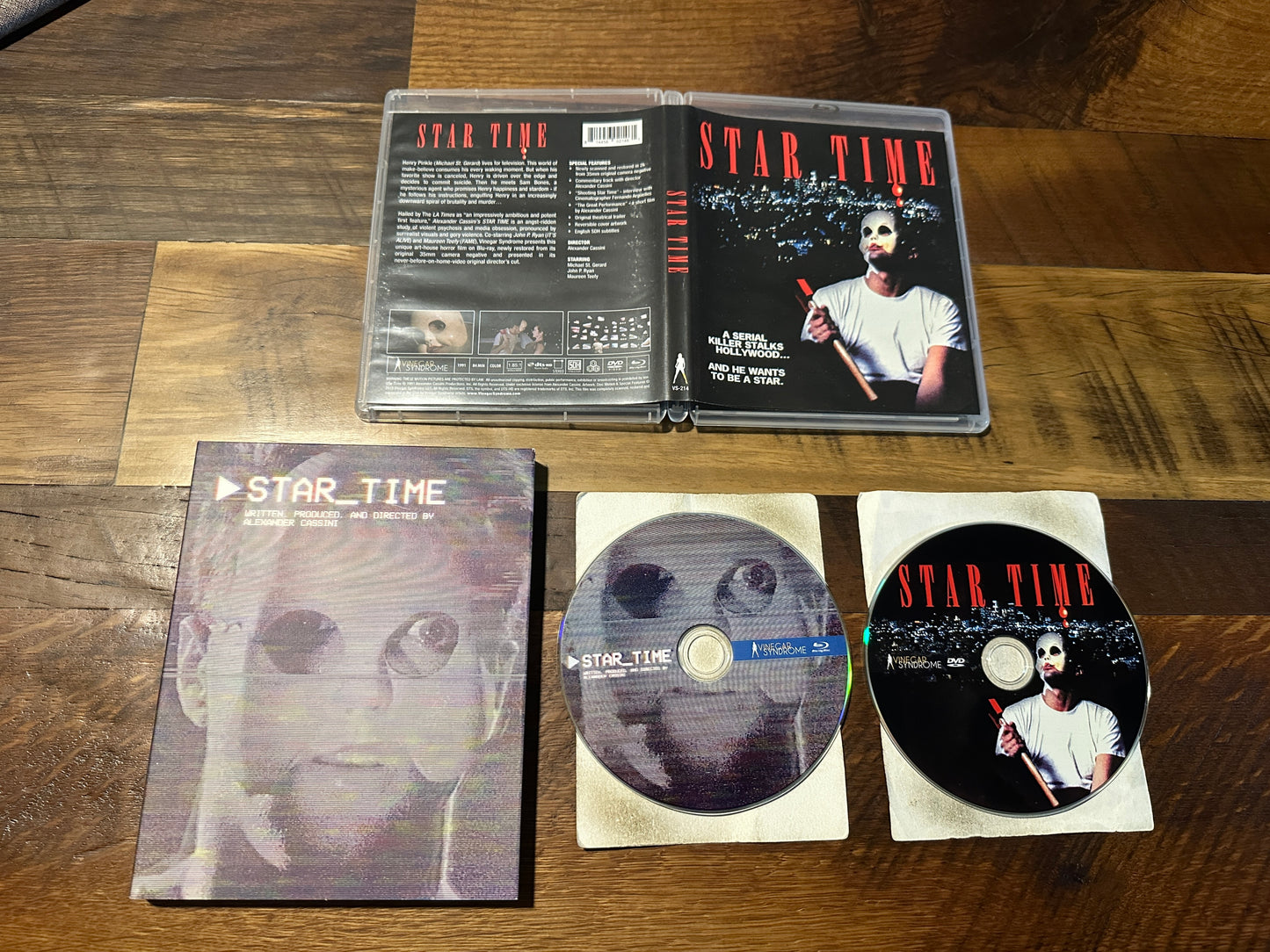Star Time (Blu ray/DVD, Vinegar Syndrome, Slipcover, 90’s Classic, 2 Disc)