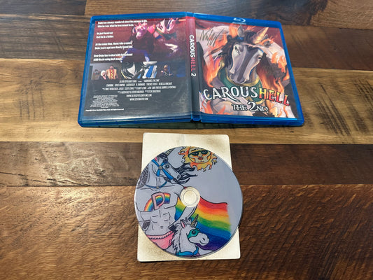 Caroushell The 2nd Blu ray-Signed X2-Silver Spotlight Films-Obscure Horror