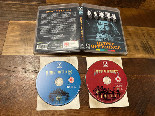 Burnt Offering Blu ray/DVD-Arrow Video-Region B-70’s Horror Classic