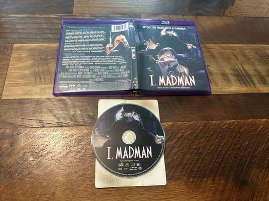 I, Madman (Blu ray, Scream Factory, 80’s Horror Classic, OOP)