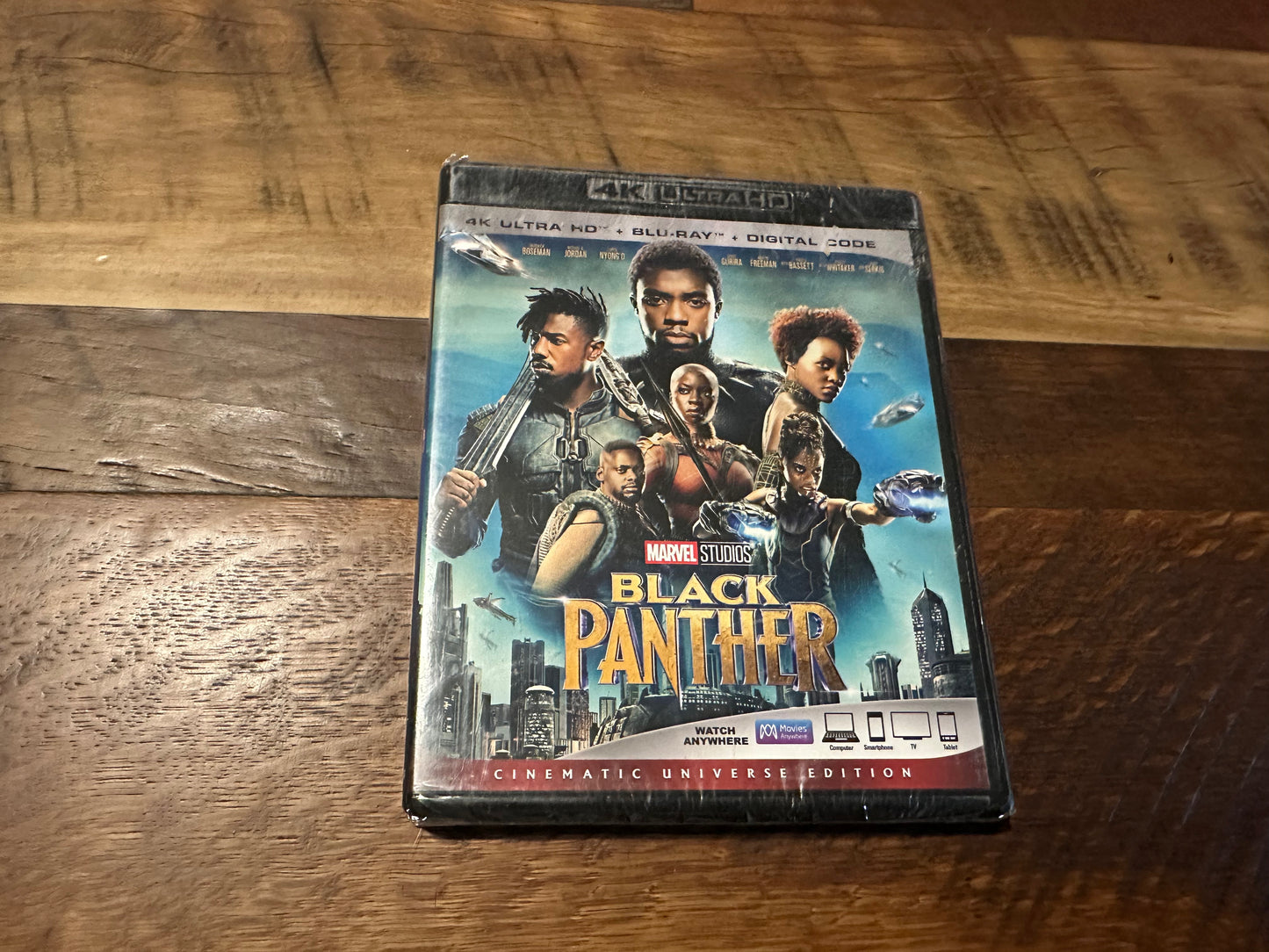 Black Panther 4K Ultra Hd/Blu ray-Marvel Studios-2 Disc-NEW/Sealed