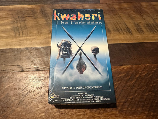 Kwaheri VHS-Question Films-Classic Shockumentary-Banned in 23 Counties-NEW