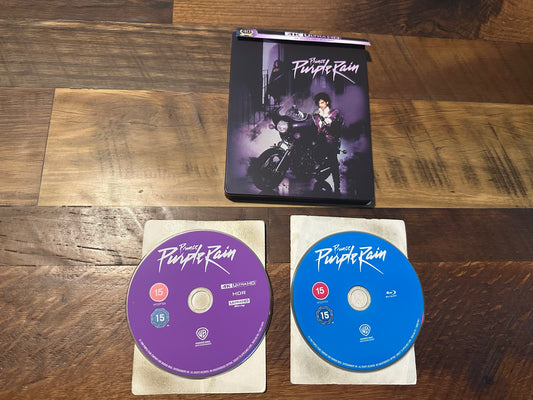 Purple Rain 4K Ultra HD-Warner Bros-80’s Prince Classic-Import Steelbook