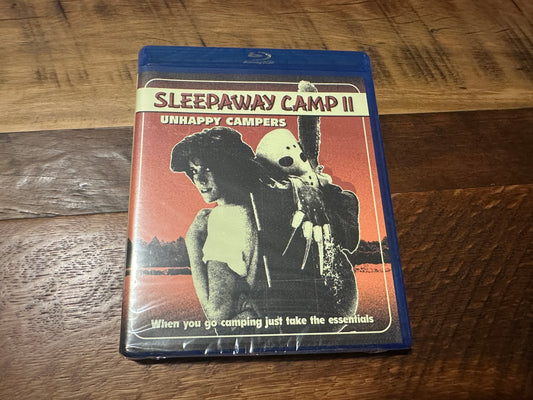 Sleepaway Camp II Unhappy Campers (Blu ray, Sandpiper Pictures, NEW)