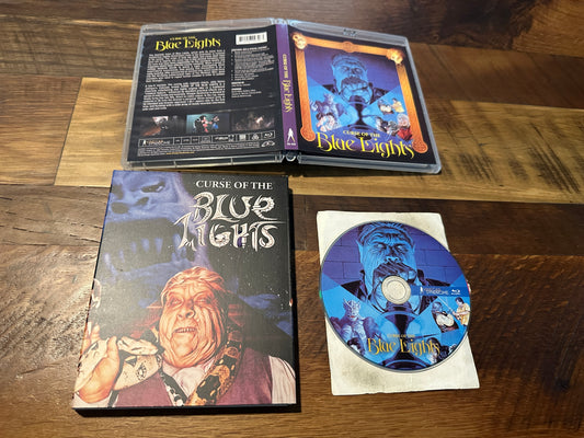 Curse of the Blue Lights Blu ray*Vinegar Syndrome*Slipcover*80's