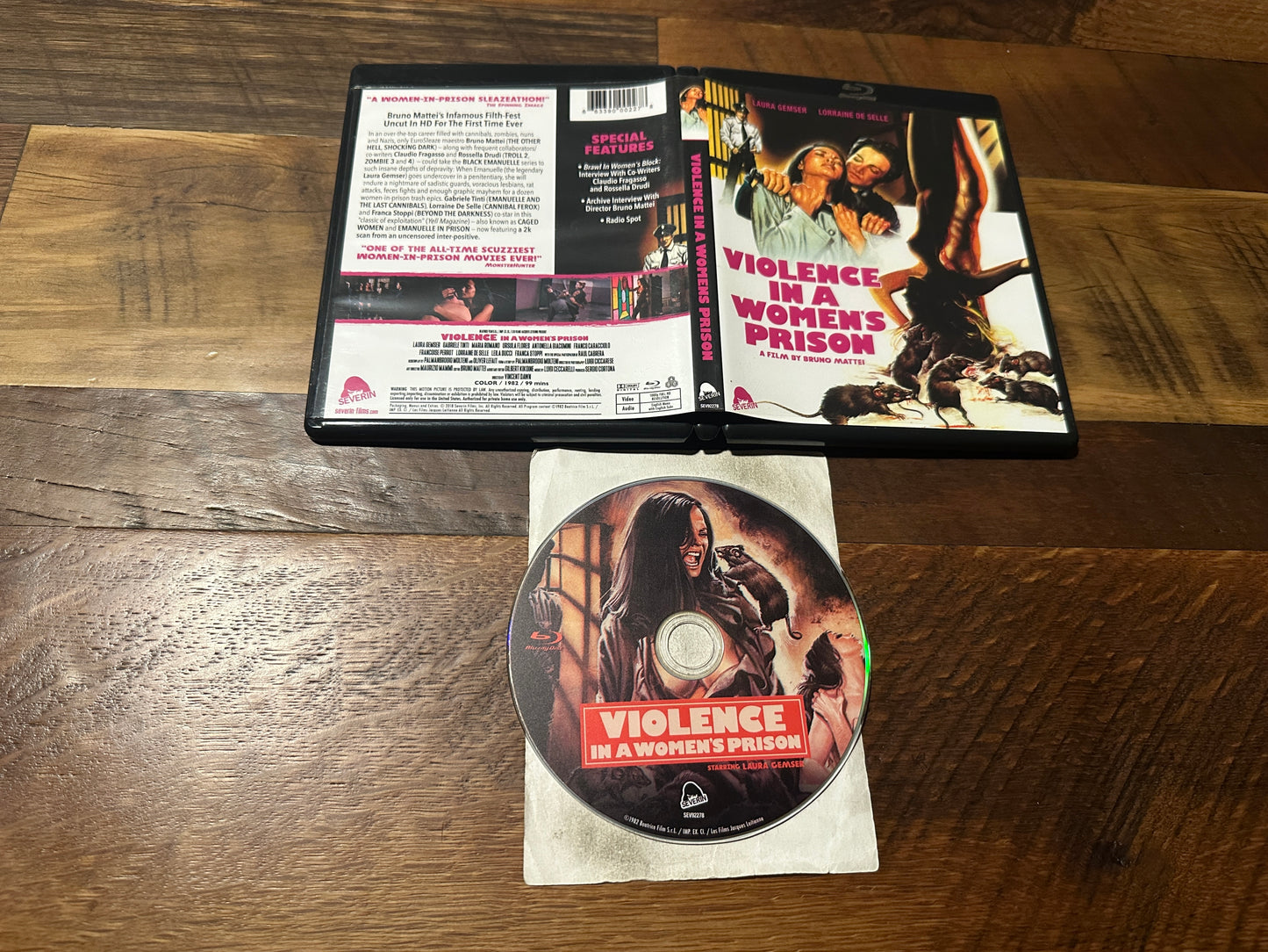 Violence In A Women’s Prison (Blu ray, Severin Films, Bruno Mattei 80’s Sleaze)