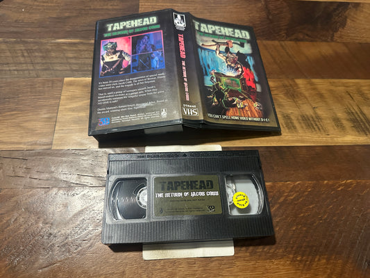 Tapehead The Return of Jacob Cobb (VHS, Obscure Horror, Rare, OOP)