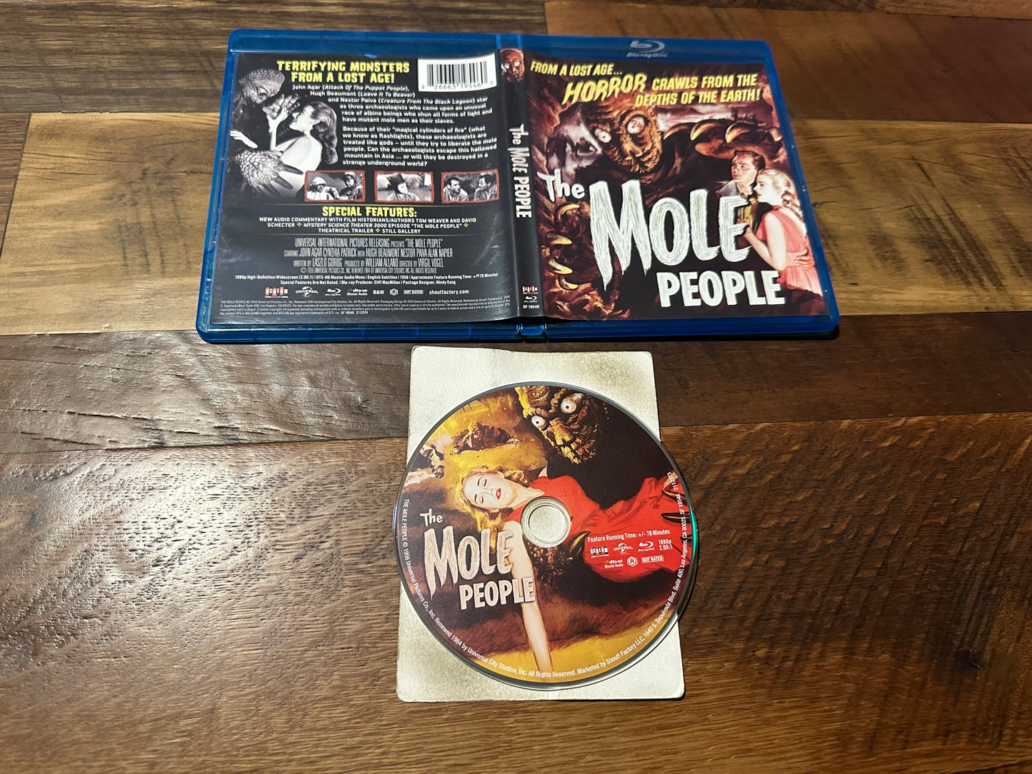 The Mole People (Blu ray, Scream Factory, 50’s Classic, Widescreen)