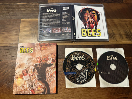 The Bees Blu ray/DVD-Vinegar Syndrome-2 Disc-Slipcover-70’s Horror