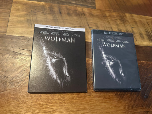 The Wolfman 4K Ultra HD/Blu ray-Scream Factory-Slipcover-Collector’s Ed-NEW