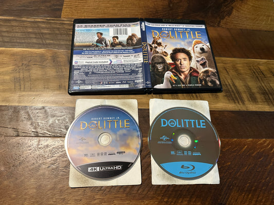 Dolittle (4K Ultra HD/Blu ray, Universal, 2 Disc, Robert Downey Jr, No Digital)