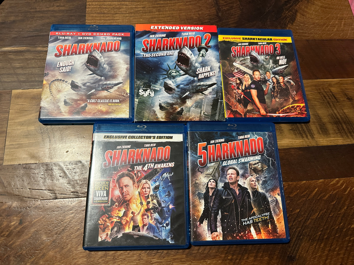 Sharknado Part 1-5 (Blu ray’s, Classic Horror Series, Widescreen)