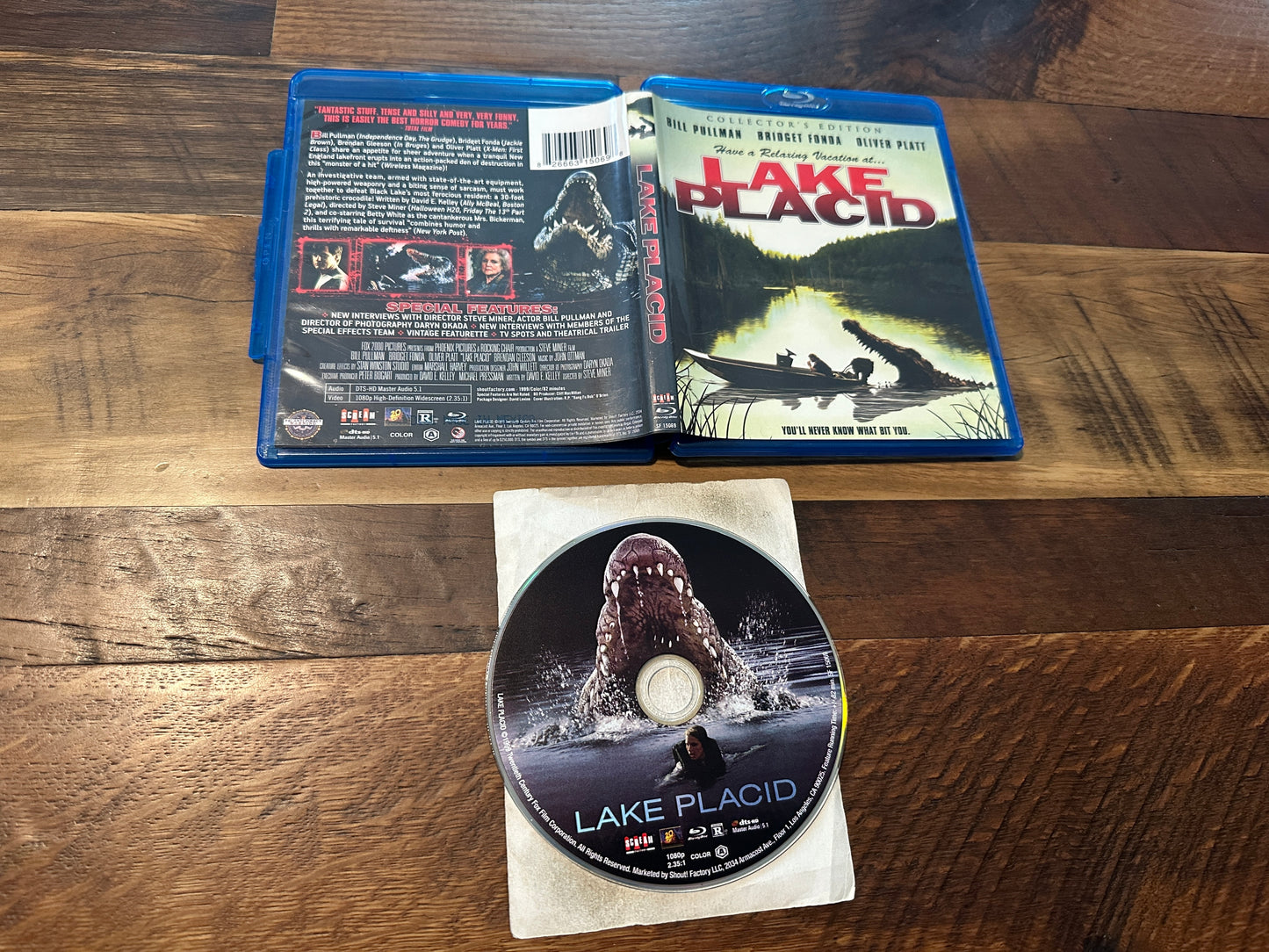 Lake Placid (Blu ray, Scream Factory, Collector’s Edition, 90’s Horror)
