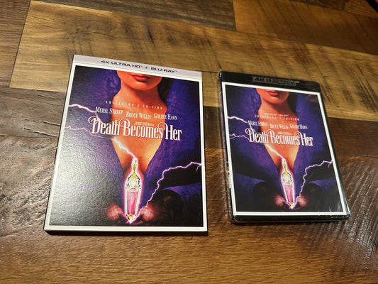 Death Becomes Her 4K Ultra HD/Blu ray-Scream Factory-Slipcover-NEW-