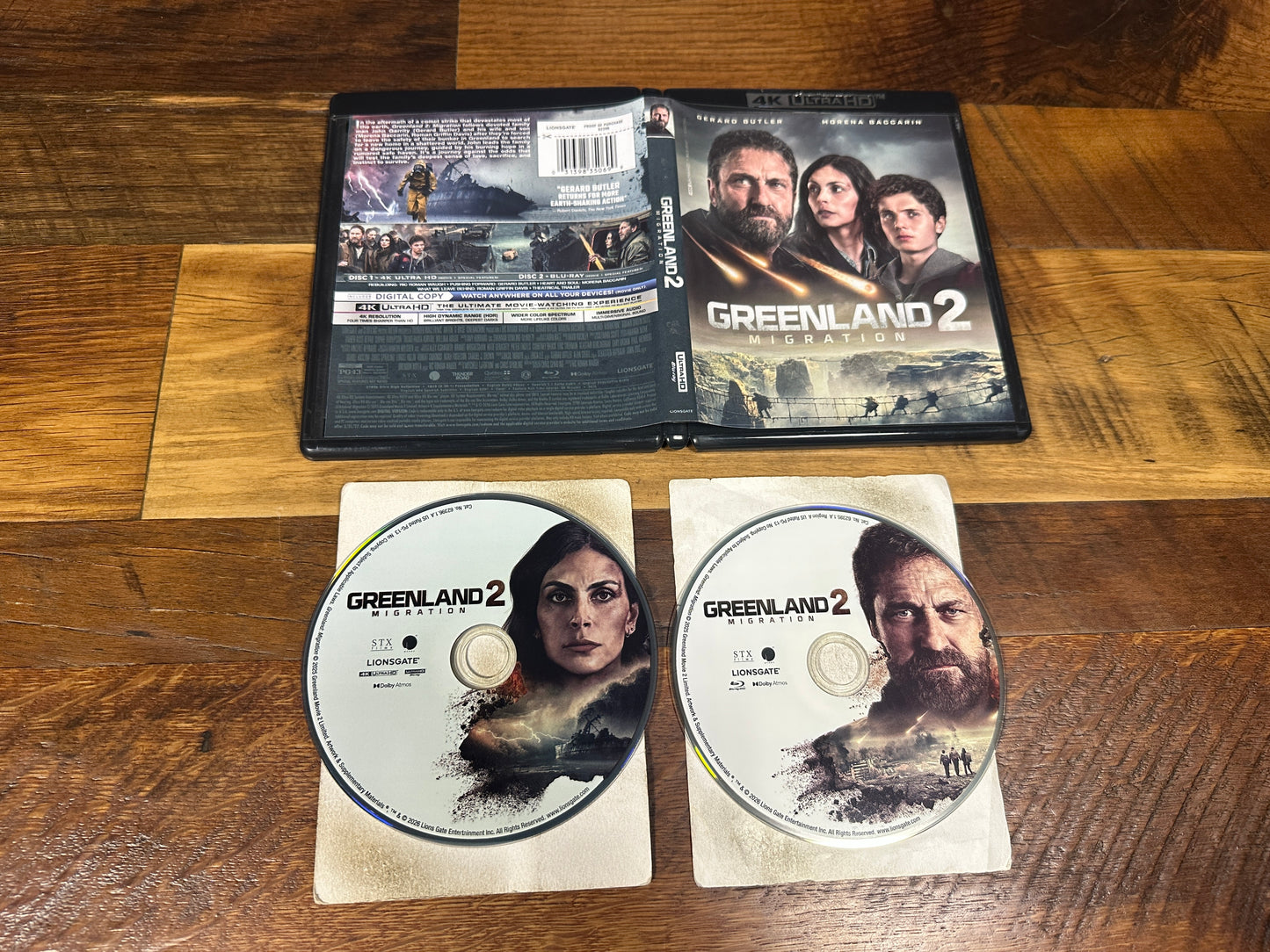 Greenland 2 Migration (4K Ultra HD/Blu ray, Lionsgate, No Digital)