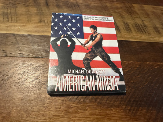 American Ninja Blu ray-Slipcover-Michael Dudikoff Classic-Slipcover-NEW
