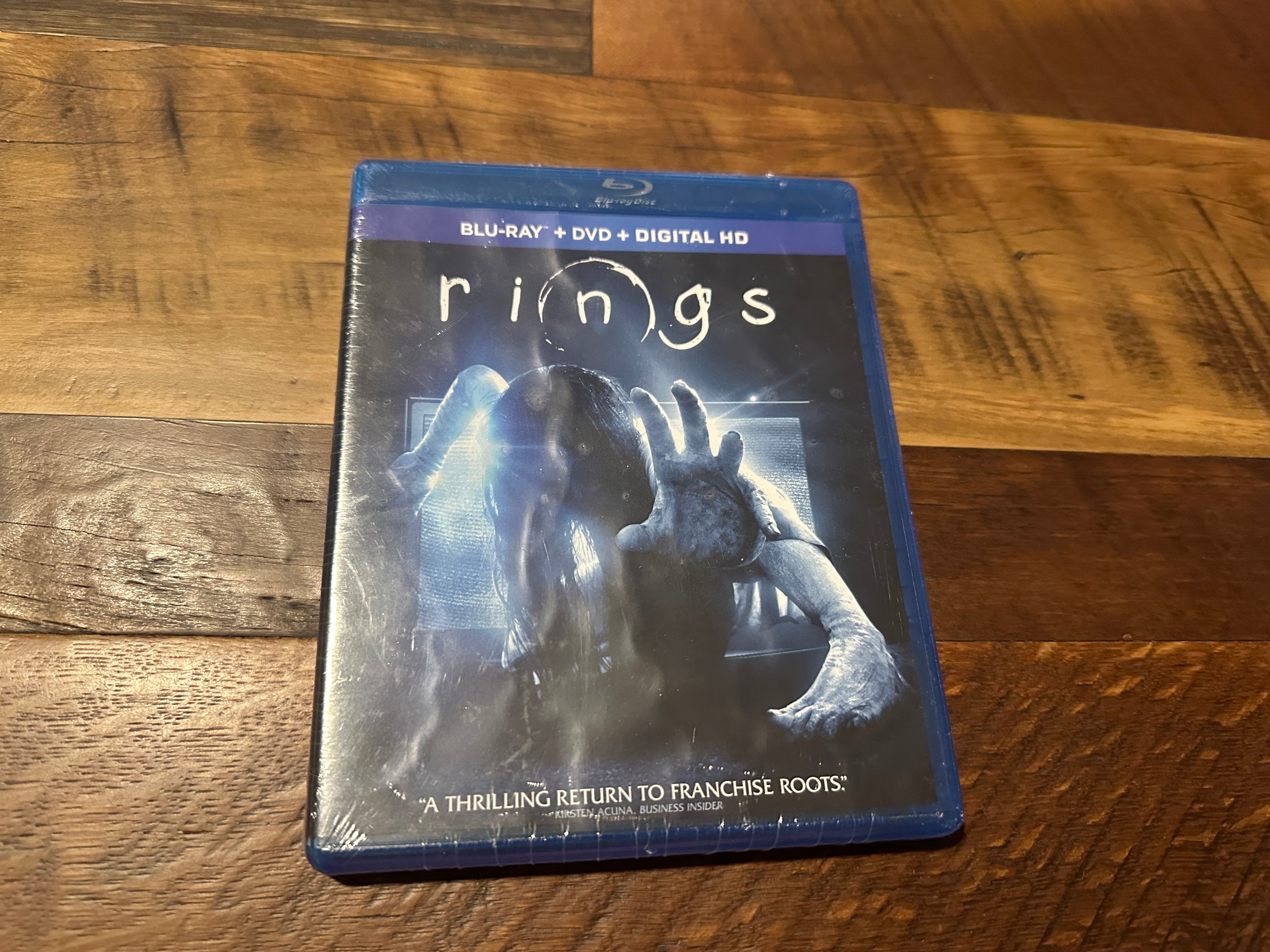 Rings (Blu ray/DVD, Paramount, Classic Horror, Widescreen, NEW/Sealed ...
