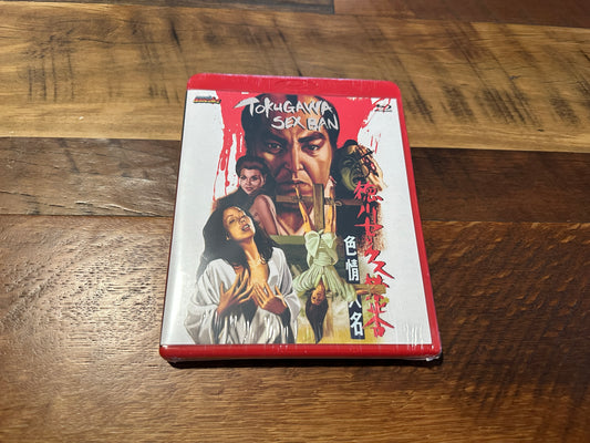 Tokugawa Sex Ban (Blu ray, Mondo Macabro, Limited Ed, Red Case, NEW)