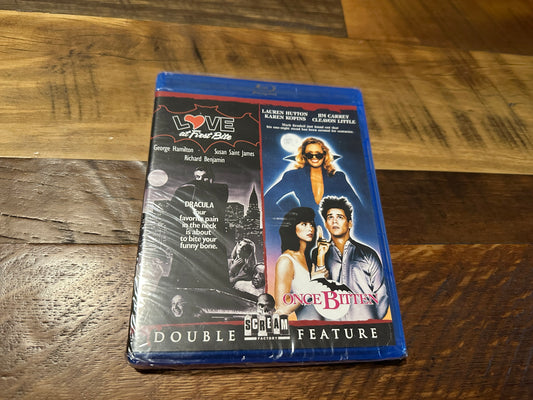 Love At First Bite & Once Bitten (Blu ray, Scream Factory, Double Feature, NEW)