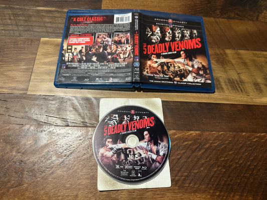 The 5 Deadly Venoms (Blu ray, Dragon Dynasty, Shaw Brothers Classic)