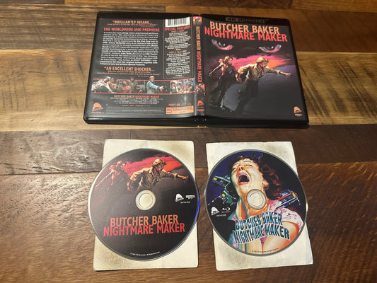 Butcher, Baker Nightmare Maker (4K Ultra HD, Severin, 80’s Horror Classic)