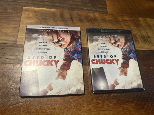 Seed of Chucky 4K Ultra HD/Blu ray-Scream Factory-Collector’s Ed-Slipcover-NEW