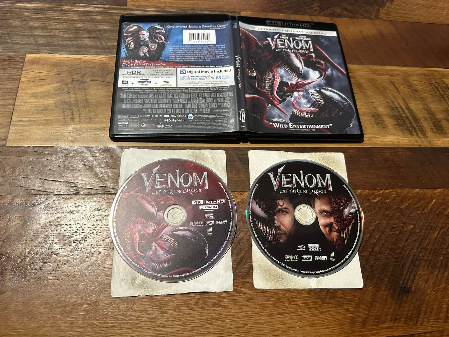 Venom Let There Be Carnage (4K Ultra HD/Blu ray, Sony Pictures, No Digital)