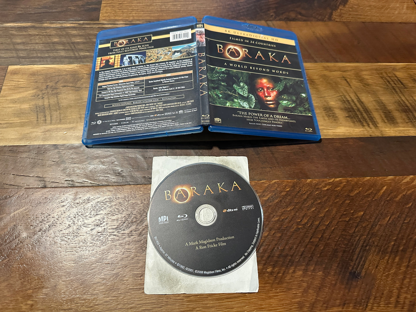 Baraka (Blu ray, MPI Home Entertainment, Widescreen)