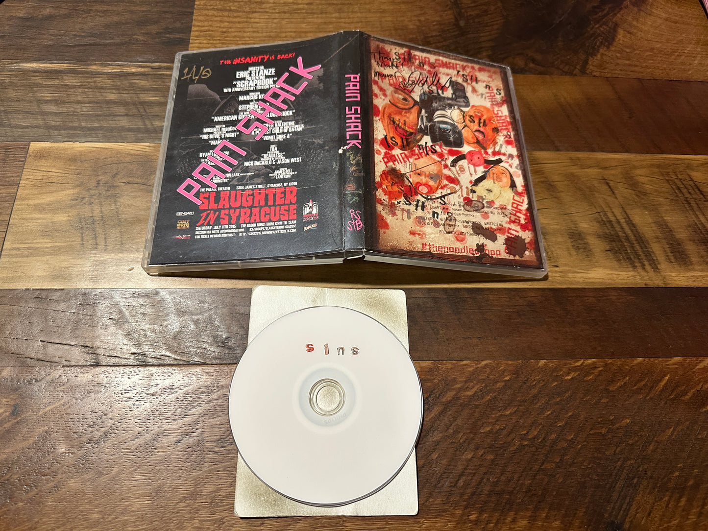 Pain Shack (DVD-R, Slaughter In Syracuse, Only 40 Made, Signed, Rare)
