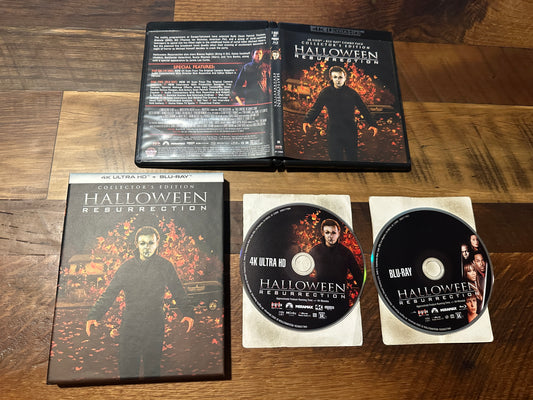 Halloween Resurrection 4K Ultra HD/Blu ray-Scream Factory-Hard Slipcover-2 Disc