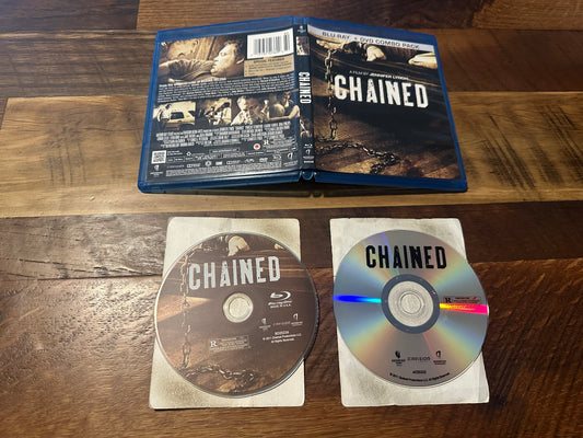Chained (Blu ray/DVD, Anchor Bay, Low Budget Horror, 2 Disc, Widescreen)