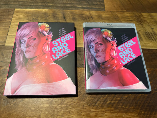 Steel and Lace Blu ray*Vinegar Syndrome*2K Scan*90's Classic*Slipcover*NEW*