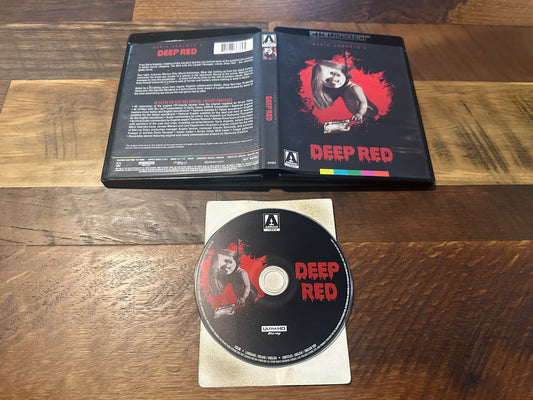Deep Red 4K Ultra HD-Arrow Video-Dario Argento Classic-Special Ed