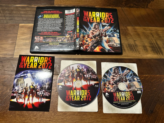 Warriors Of the Year 2072 (Blu ray/CD, Severin Films, 80's Classic, 2 Disc)
