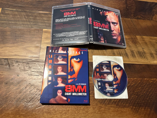 8MM Blu ray-Imprint-Rare Slipcase-Nicolas Cage Classic-Widescreen-