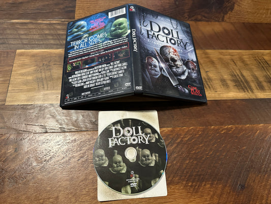 Doll Factory (DVD, Wild Eye Releasing, 2018 Obscure Horror, Widescreen)