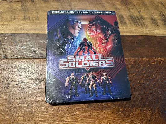 Small Soldiers (4K Ultra HD/Blu ray, Paramount, Slipcover, NEW/Sealed)