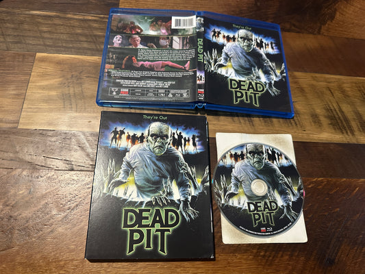 Dead Pit Blu ray-Dark Force Slipcover-80's Classic Horror-2K Scan