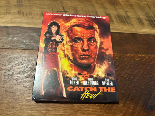 Catch The Heat (Blu ray, Kino Lorber, Slipcover, 80’s Classic, NEW)